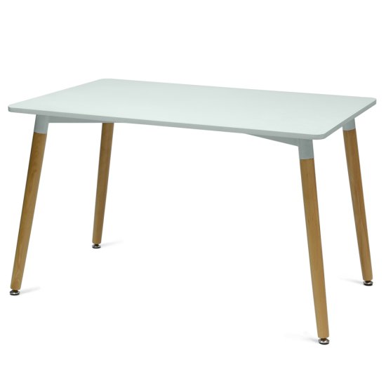 Стол для кухни прямоугольный белый (арт 2062) Фото 1