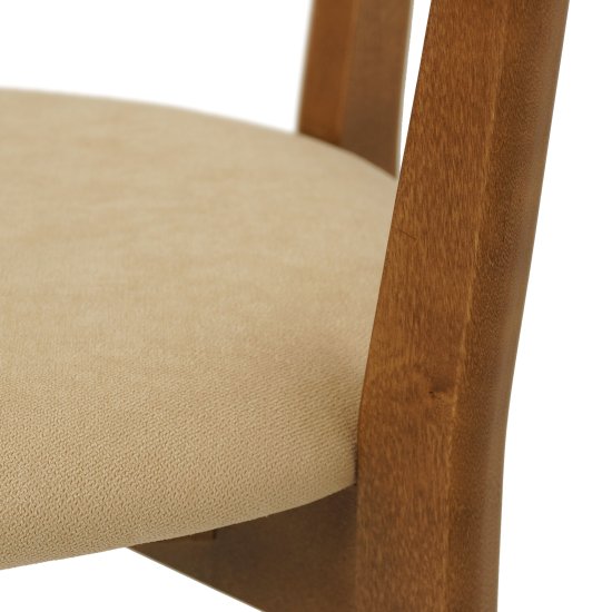 Стул деревянный мягкий в современном стиле (арт 32096) Фото 4