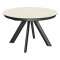 Стол обеденный круглый со столешницей из керамики (арт 32714)