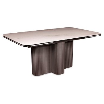 Стол раскладной с керамической столешницей 160 см (арт 35526) - Фото 2