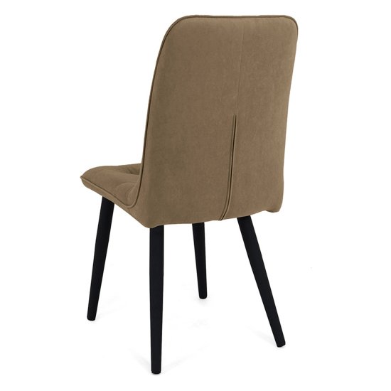 Стул серый из велюра современный (арт 20620) Фото 5