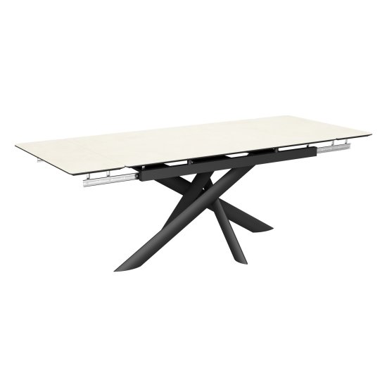 Стол раздвижной керамический на одной ножке 140 см (арт 34678) Фото 2