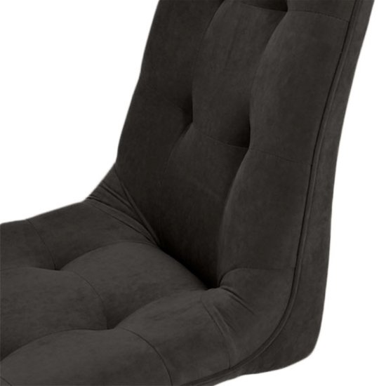 Стул барный с мягкой обивкой из велюра (арт 20861) Фото 8