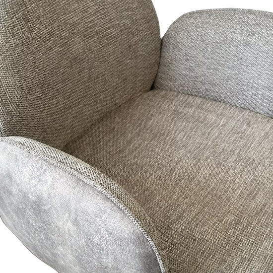 Стул-кресло мягкий с подлокотниками из велюра (арт 33936) Фото 2