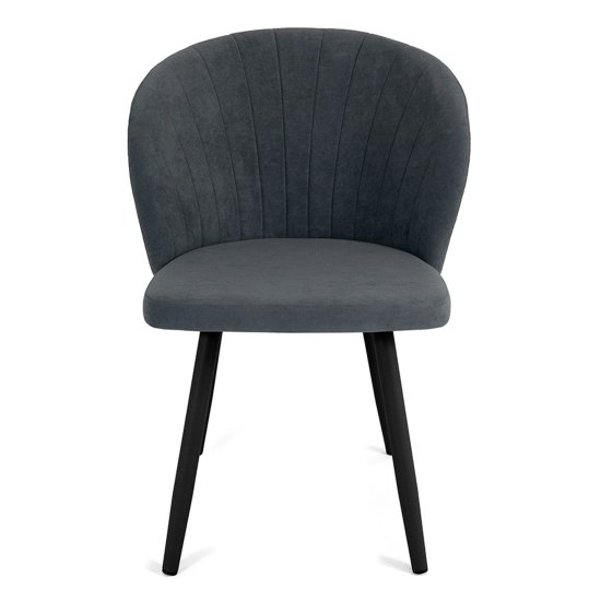 Стул на металлокаркасе мягкий из велюра (арт 22351) Фото 2