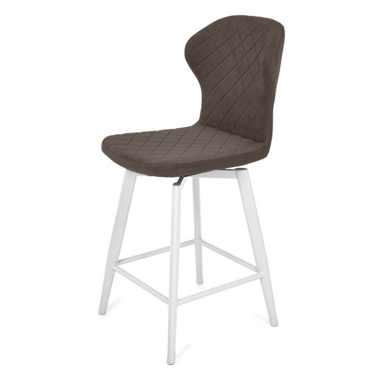 Полубарный стул мягкий велюровый (арт 34154) Фото 1