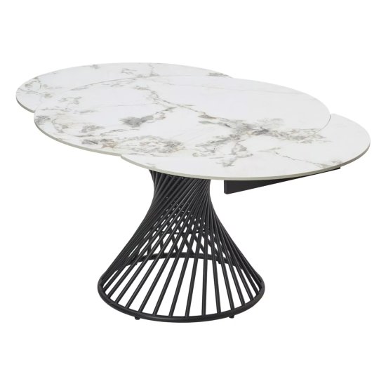 Стол обеденный раскладной со столешницей из керамики (арт 33358) Фото 10