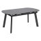 Стол обеденный с покрытием из керамики серый 180 см (арт 34354)