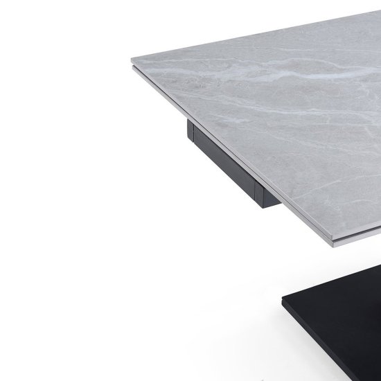 Стол дизайнерский раздвижной с керамическим покрытием (арт 27204) Фото 7