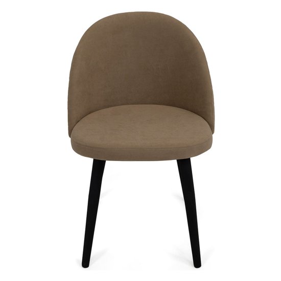 Стул на металлокаркасе с мягким сидением велюровый (арт 21178) Фото 2