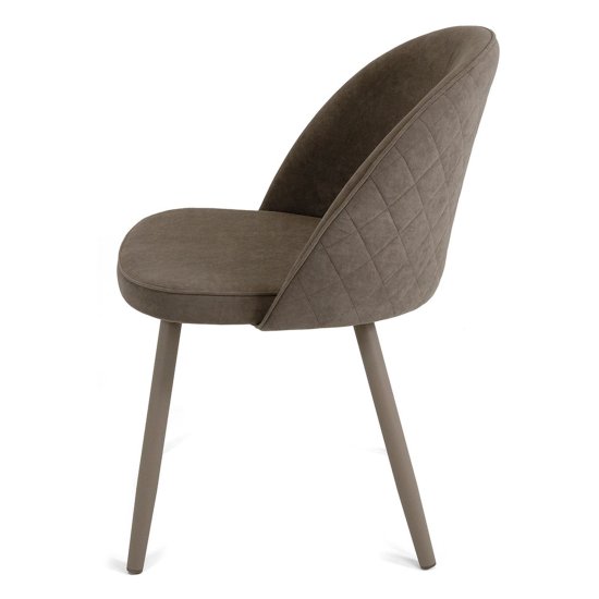 Стул мягкий бежевый велюровый (арт 21133) Фото 3