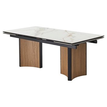 Стол обеденный раскладной прямоугольный 180 см (арт 35503) - Фото 2