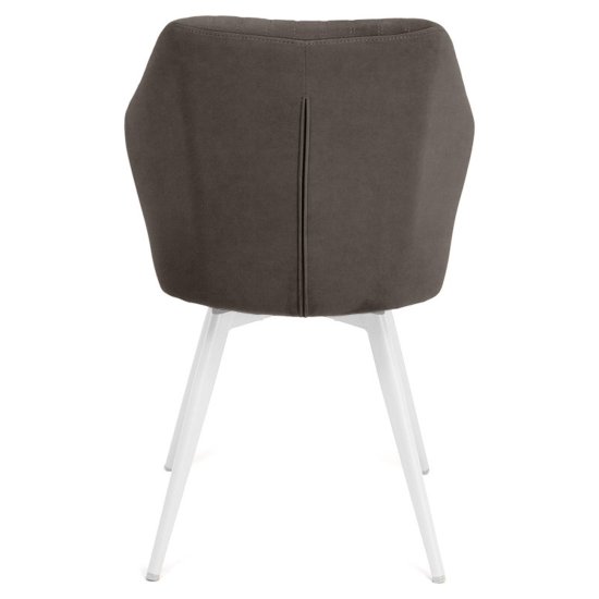 Стул на металлокаркасе мягкий из велюра (арт 25773) Фото 6