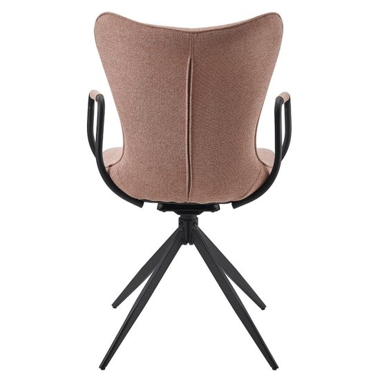 Стул на металлическом каркасе мягкий розовый (арт 32905) Фото 4
