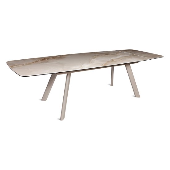 Стол обеденный раздвижной с керамической столешницей (арт 35663) Фото 2