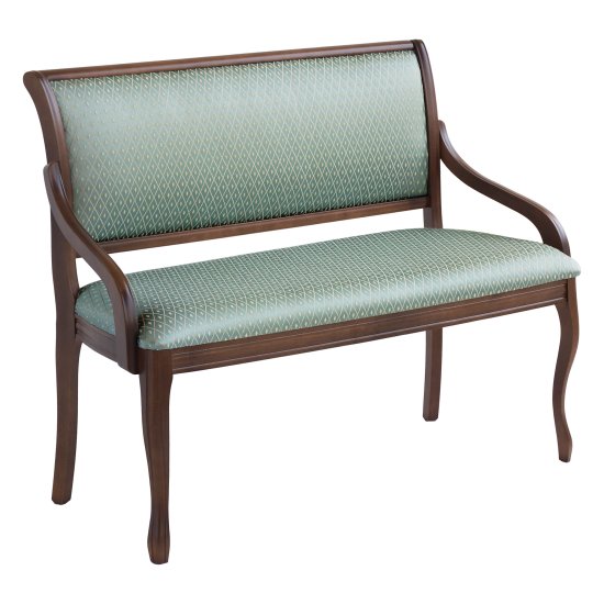 Банкетка деревянная с мягким сидением классика (арт 11137) Фото 1