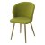 Стул мягкий зеленый с обивкой из велюра (арт 22394)
