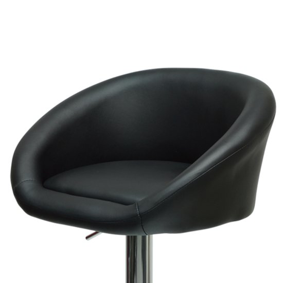 Барный стул ножки хром мягкий вращающийся (арт 5975) Фото 4