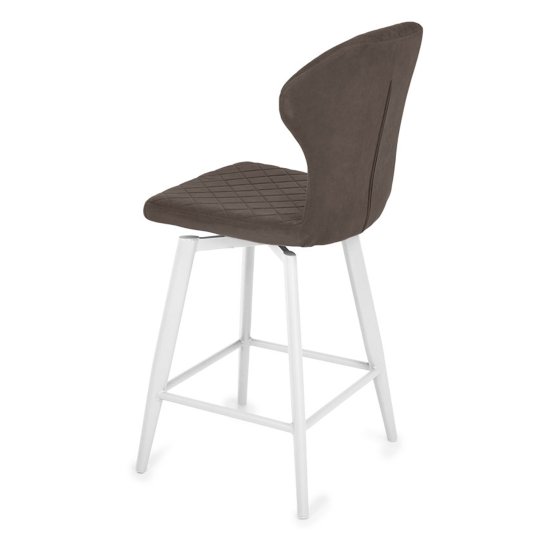 Полубарный стул мягкий велюровый (арт 34154) Фото 2