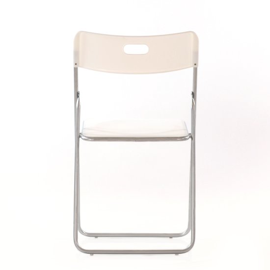 Стул ножки хром белый современный (арт 6636) Фото 4