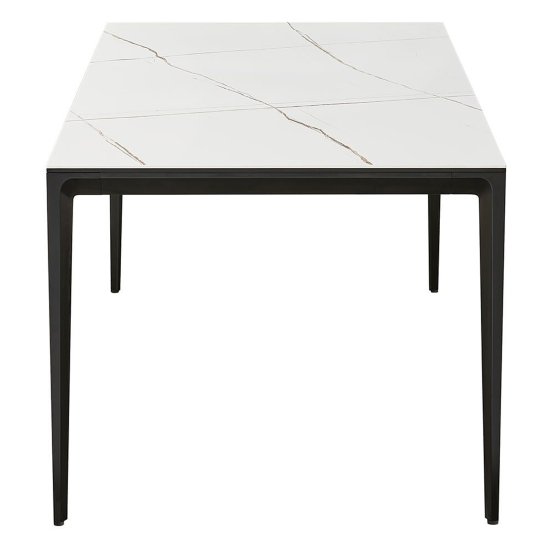 Стол дизайнерский керамический белый на четырех ногах (арт 31468) Фото 3