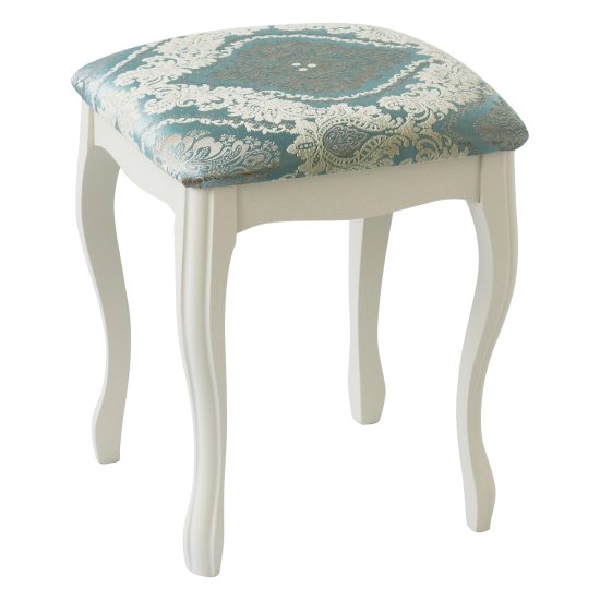 Банкетка деревянная мягкая бежевая в классическом стиле (арт 15766) Фото 1