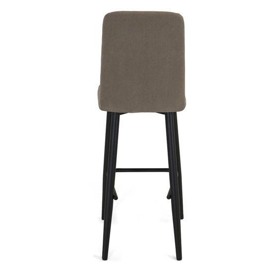 Стул барный мягкий с обивкой из велюра (арт 18909) Фото 4