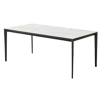 Стол дизайнерский керамический белый на четырех ногах (арт 31468) - Фото 2