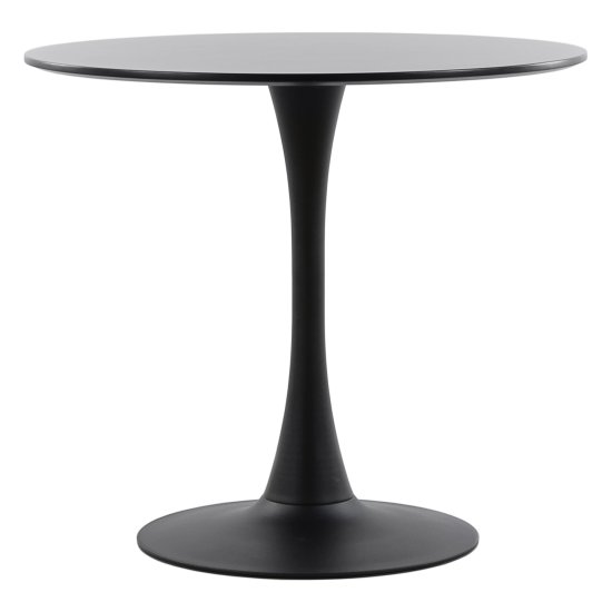 Обеденный стол дизайнерский круглый черный tulip (арт 11443) Фото 1