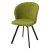 Стул с мягким сидением зеленый с обивкой из велюра (арт 22490)