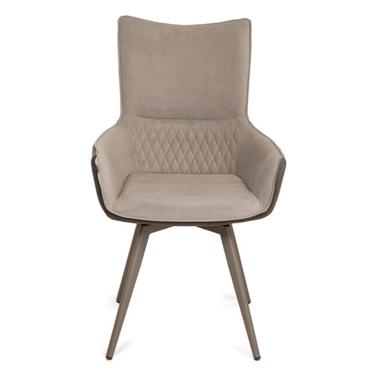 Полукресло с подлокотниками с обивкой из велюра (арт 30977) Фото 6