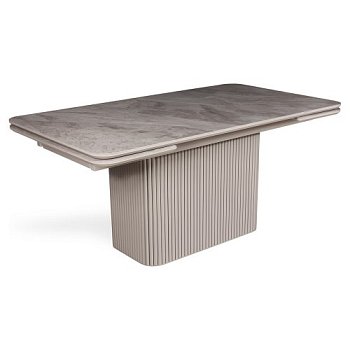 Стол раскладной керамический на одной ножке 160 см (арт 35474) - Фото 2