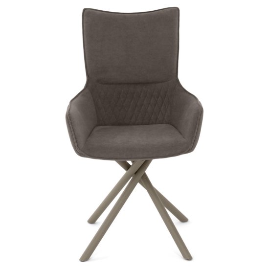 Стул интерьерный мягкий с подлокотниками велюровый (арт 35552) Фото 5