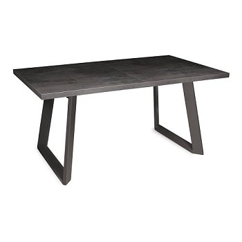 Стол кухонный дизайнерский раздвижной под мрамор лофт (арт 11123) - Фото 2