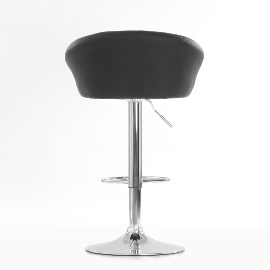 Барный стул ножки хром мягкий вращающийся (арт 5975) Фото 3