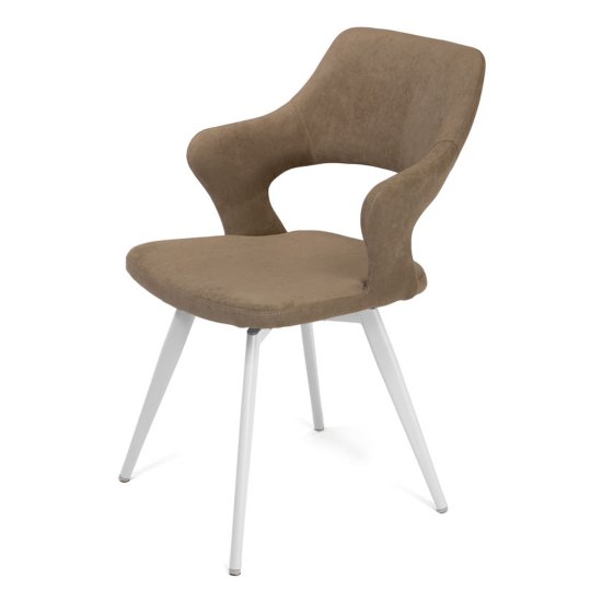 Стул обеденный на металлокаркасе из велюра (арт 33594) Фото 4