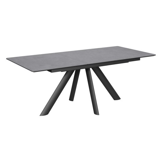 Стол раскладной серый 160 см современный (арт 34751) Фото 2