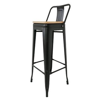 Барный стул дизайнерский на металлокаркасе tolix (арт 15504) - Фото 2