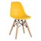 Стул для кухни дизайнерский желтый пластиковый eames (арт 29397)