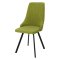 Стул на металлокаркасе зеленый из велюра (арт 22920)