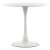 Стол дизайнерский круглый белый tulip (арт 28887)