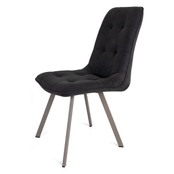 Стул для кухни на металлокаркасе мягкий с обивкой из велюра (арт 28870) - Фото 2