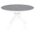 Стол круглый с керамической столешницей серый современный (арт 35155)