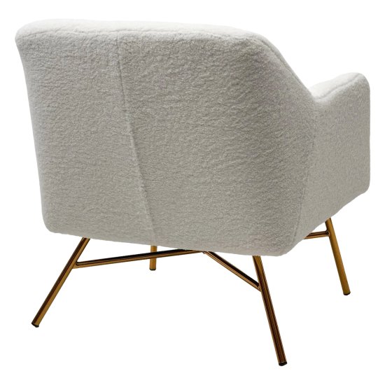 Стул-кресло интерьерный на металлокаркасе мягкий (арт 29075) Фото 3