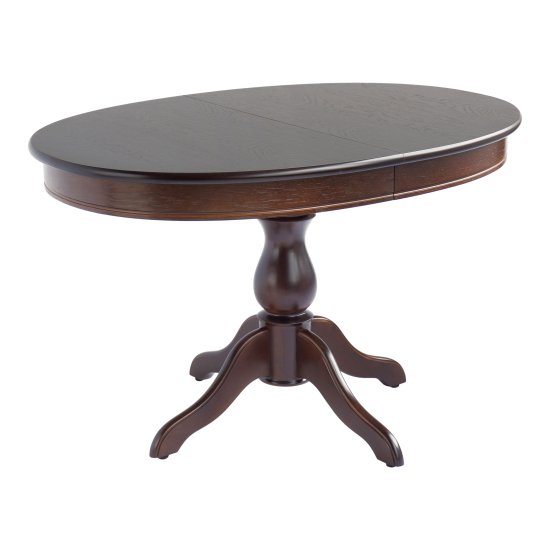 Стол обеденный раздвижной овальный на 1 опоре классический (арт 5981) Фото 1