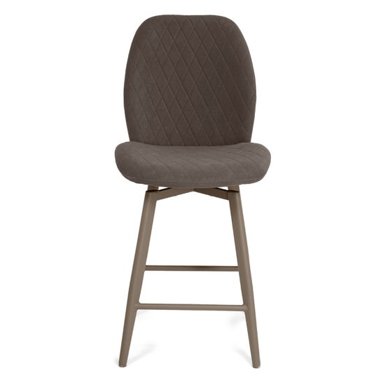 Барный стул мягкий с обивкой из велюра (арт 33554) Фото 5