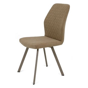 Стул слоновая кость велюровый (арт 20147) - Фото 2