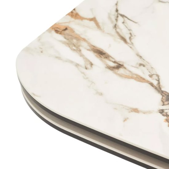 Кухонный стол раздвижной со столешницей из керамики (арт 34099) Фото 6