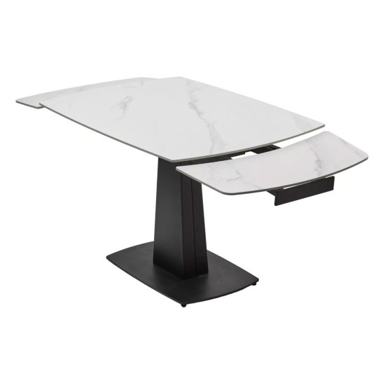 Стол раскладной керамический под мрамор современный (арт 33349) Фото 5