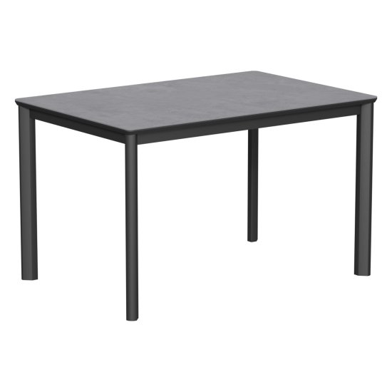 Кухонный стол раскладной из керамогранита серый современный (арт 35031) Фото 1